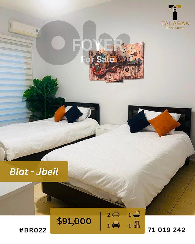 Fully Furnished Foyer for Sale in Blat Jbeil