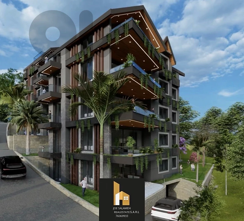 Underconstruction project for sale in Kfarhbab 195m2-210m2 Sea View