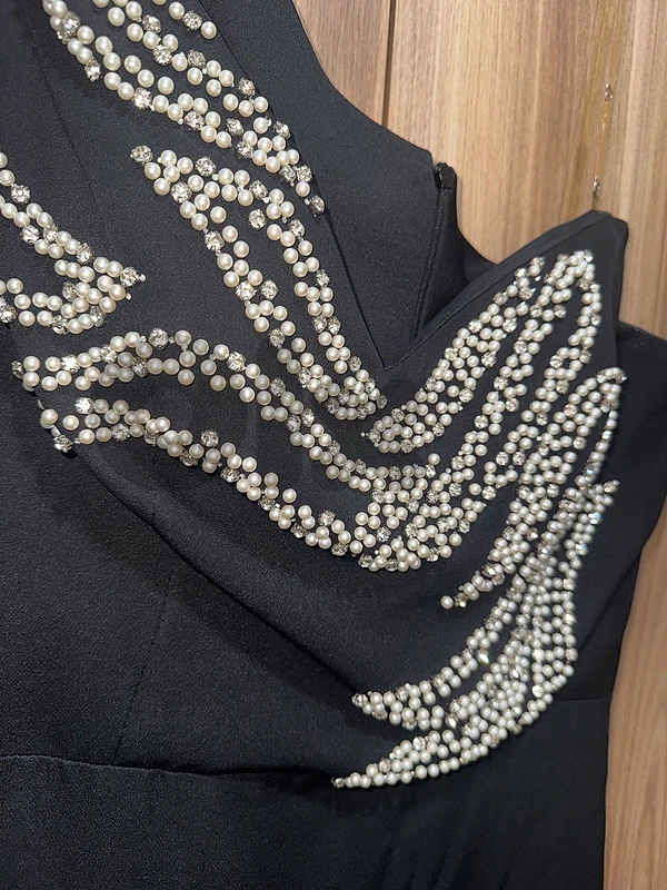 Black evening dress