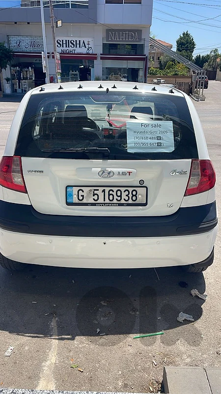 Hyundai Getz 2009  
70/810/488☎️
03/955/647☎️