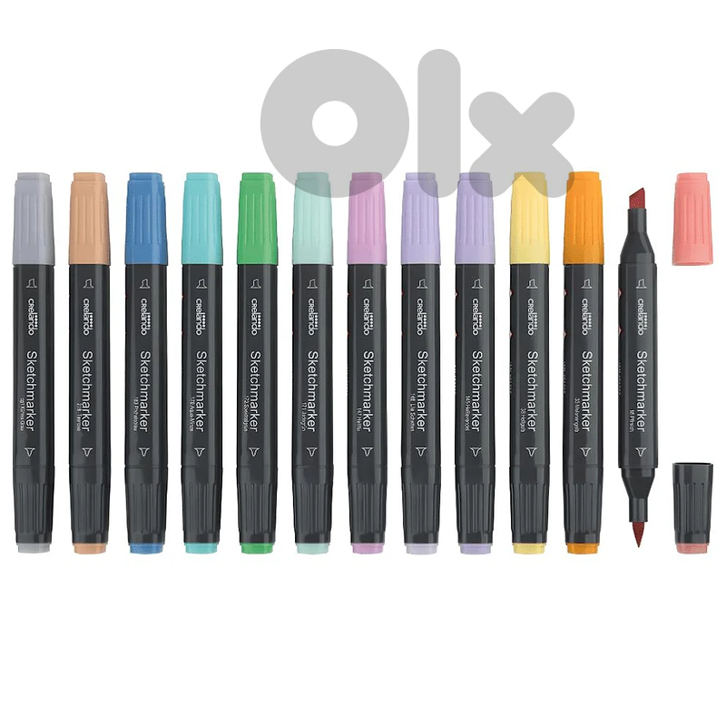 crelando premium scketch markers 12 pcs