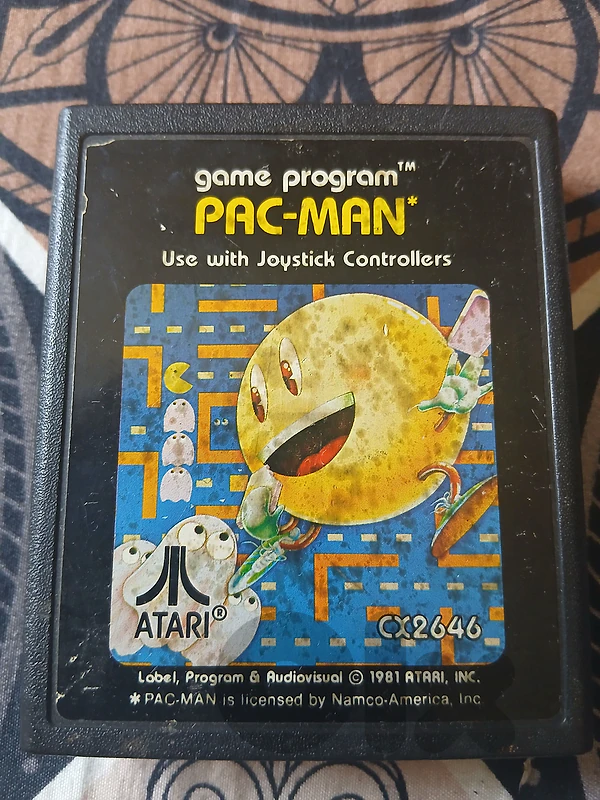 original atari pac man cartridge 1981
