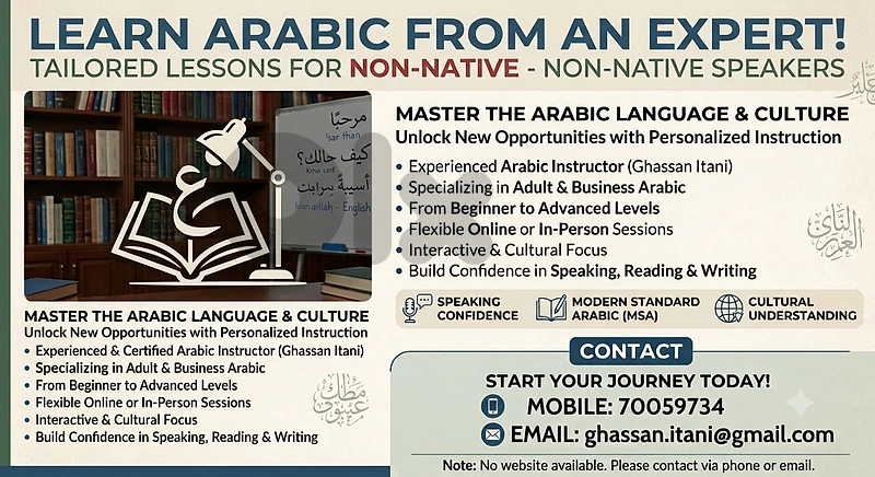 Teaching Arabic fo non-native