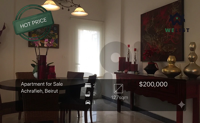 Apartment for sale in Achrafieh شقة للبيع في منطقة الأشرفية