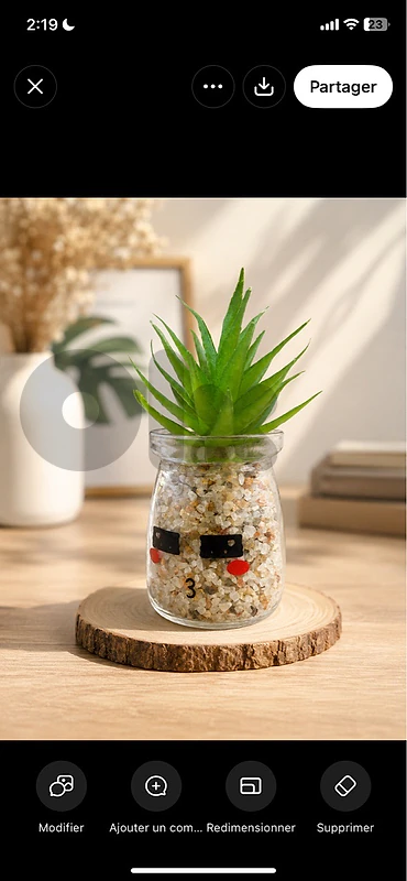 🌿 Handmade Mini Succulent Glass Planter – Cute Desk Decor