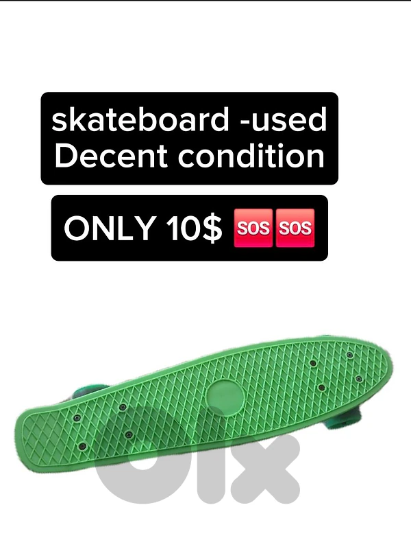 Skateboard/pennyboard green