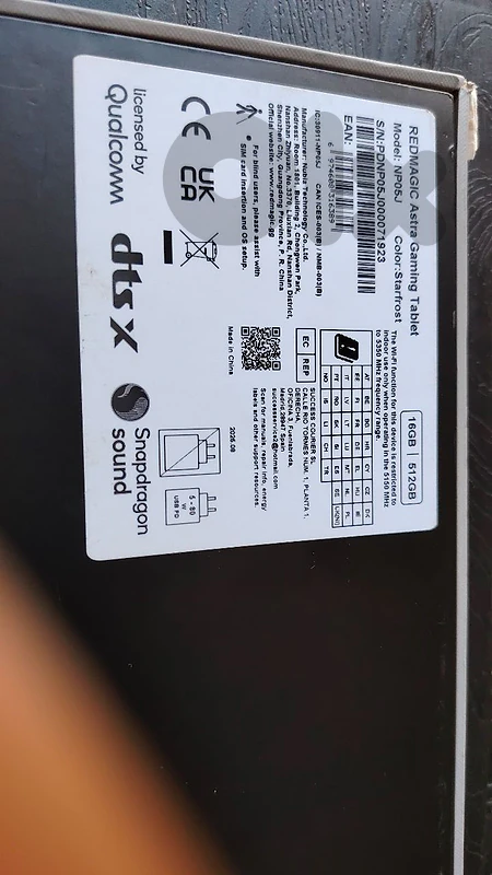red magic astra 512 gega 16+12 ram