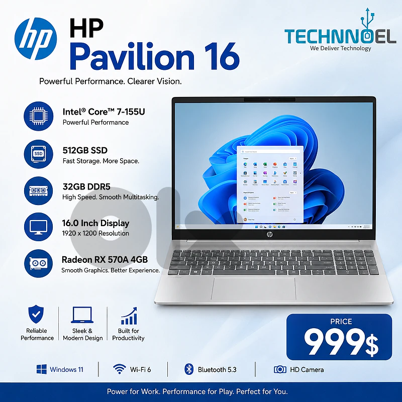 HP Pavilion  core 7 32GB 4GB DEDICATED VGA