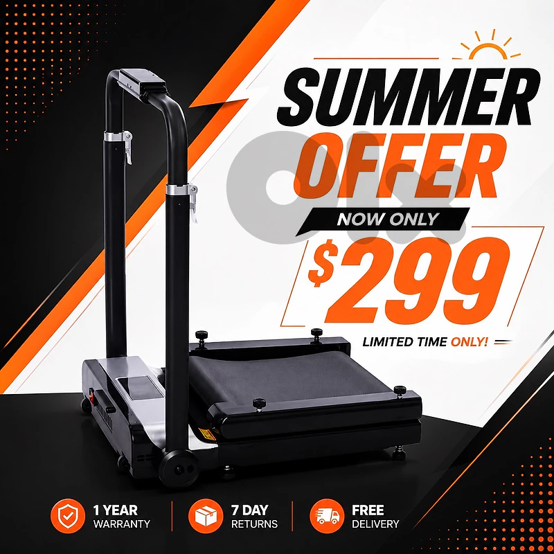 Built to Last - A Real Foldable treadmill - $299