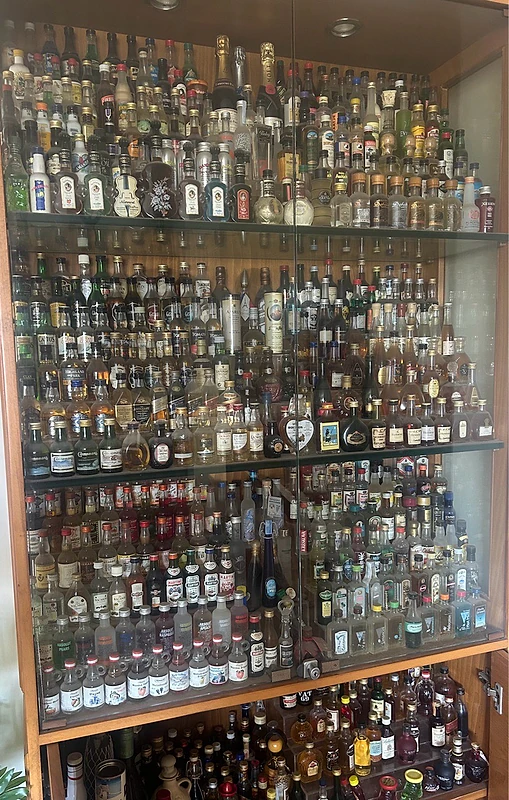 500+ Bottles Miniature Spirits Collection