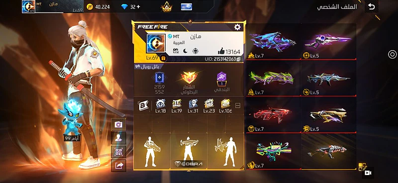 Free fire account