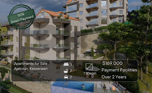 Under Construction Apartments for sale in Ajaltoun, Kesserwan