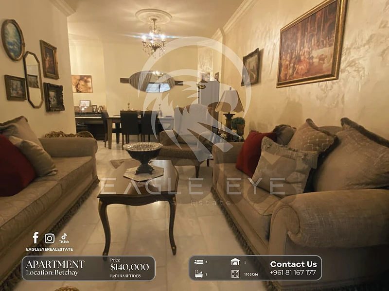 Apartment for Sale in Betchay شقة للبيع في بطشاي