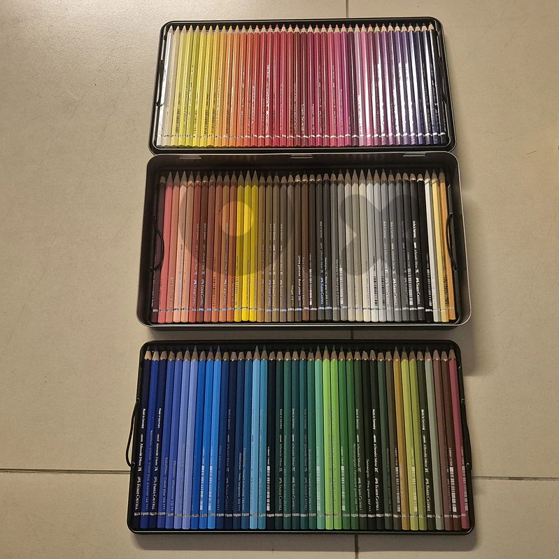 Metal Tin Of 120 Albrecht Dürer Artists Watercolour Pencils (German)