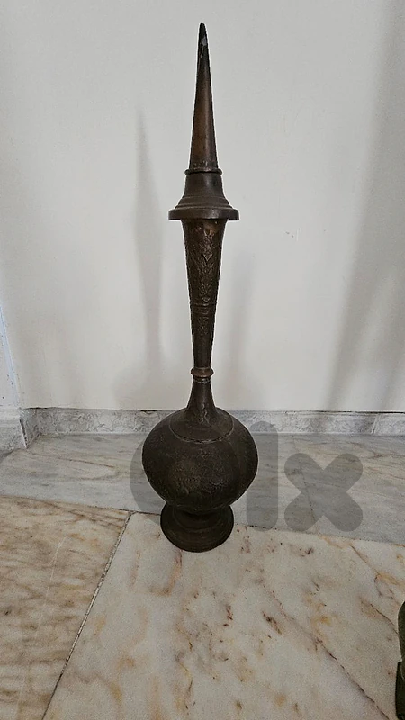 antique Indo-Persian rosewater sprinkler