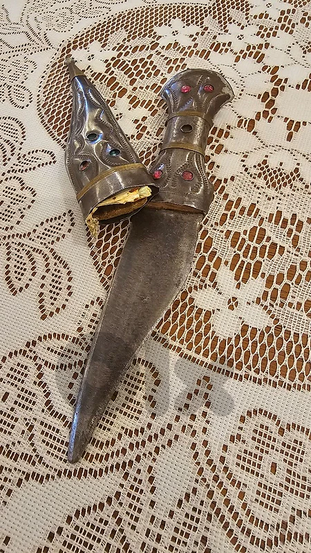 Bedouin Shibriya (شبرية) Middle Eastern Levant Tribal Khanjar Knife