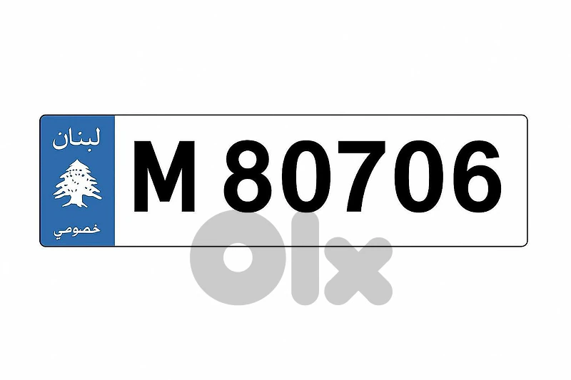 Special 5 Digits Car Plate Number