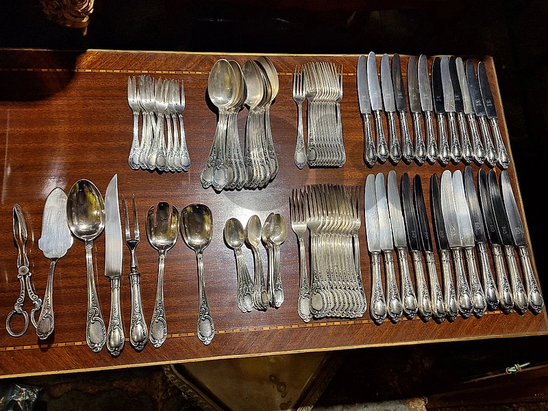 complete rostfrie solingen 91 pieces cutlery set