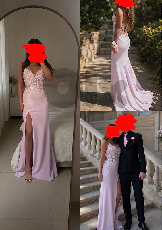 Prom/wedding dress. فستان لحفل التخرج، أو حفل زفاف، أو سهرة مسائية.