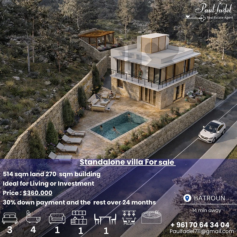 stand alone villa for sale