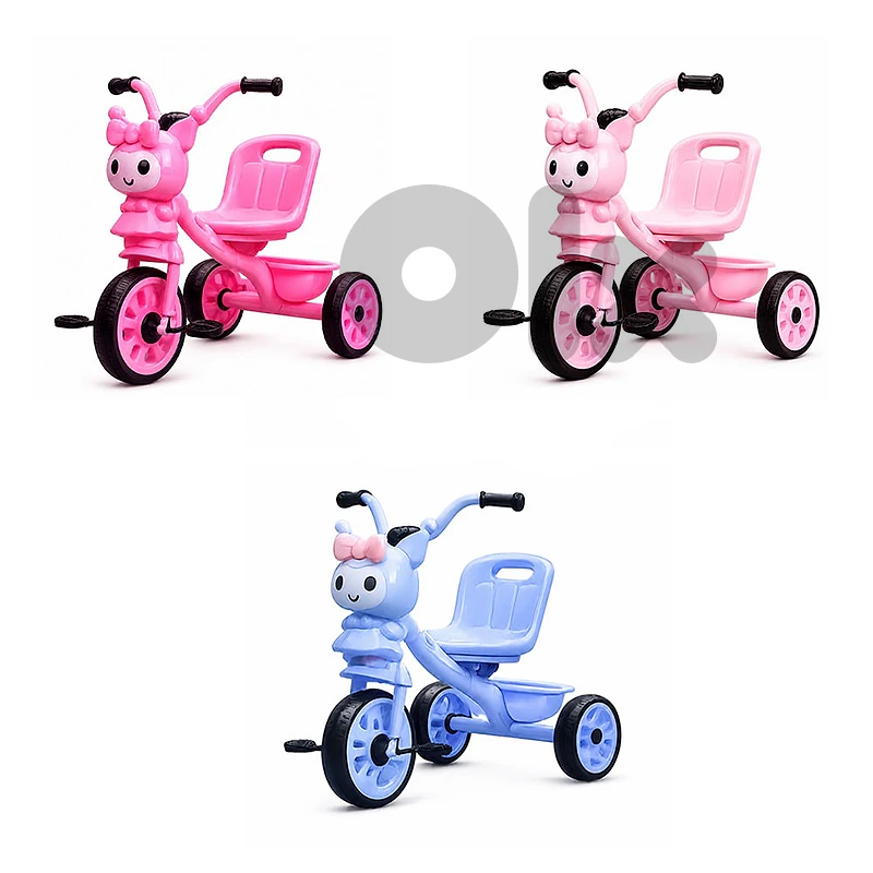Children's Kuromi Tricycle with Music and Lights -دراجة ثلاثية العجلات