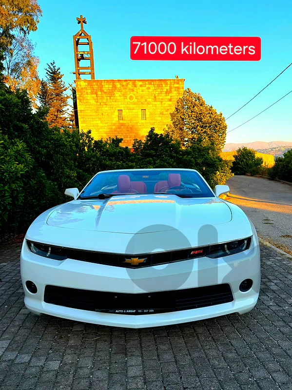Chevrolet Camaro RS 2015 cylinders  نادرة النظافة  و الوجودج