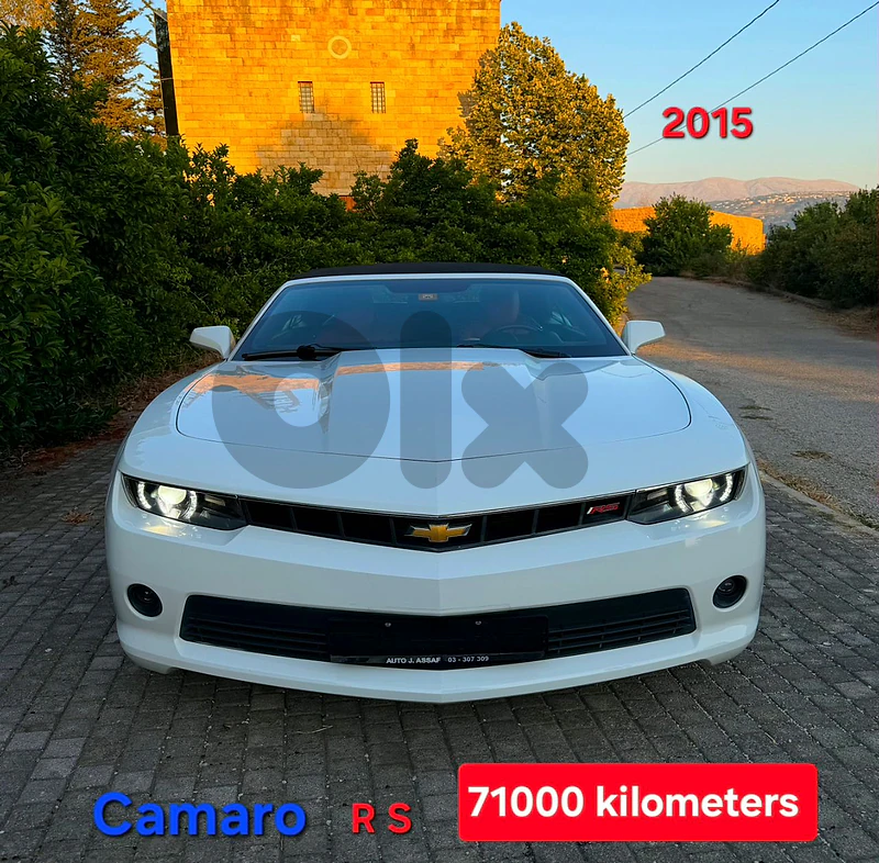 Chevrolet Camaro RS 2015   6 cylinders نادرة النظافة و الوجود