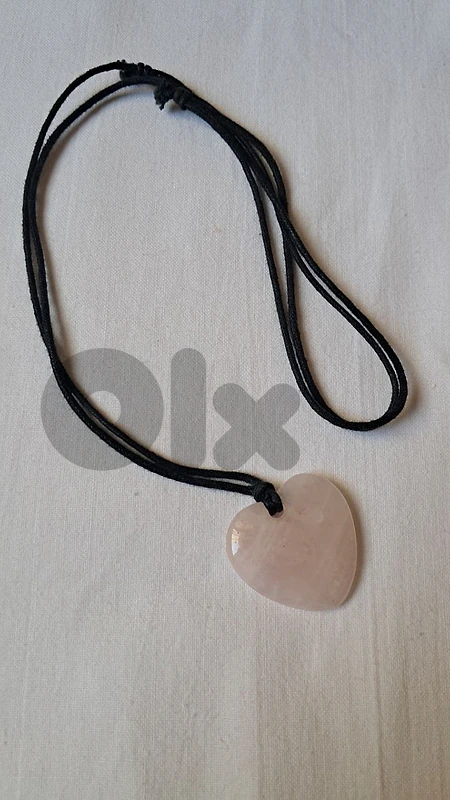 Rose quartz necklace