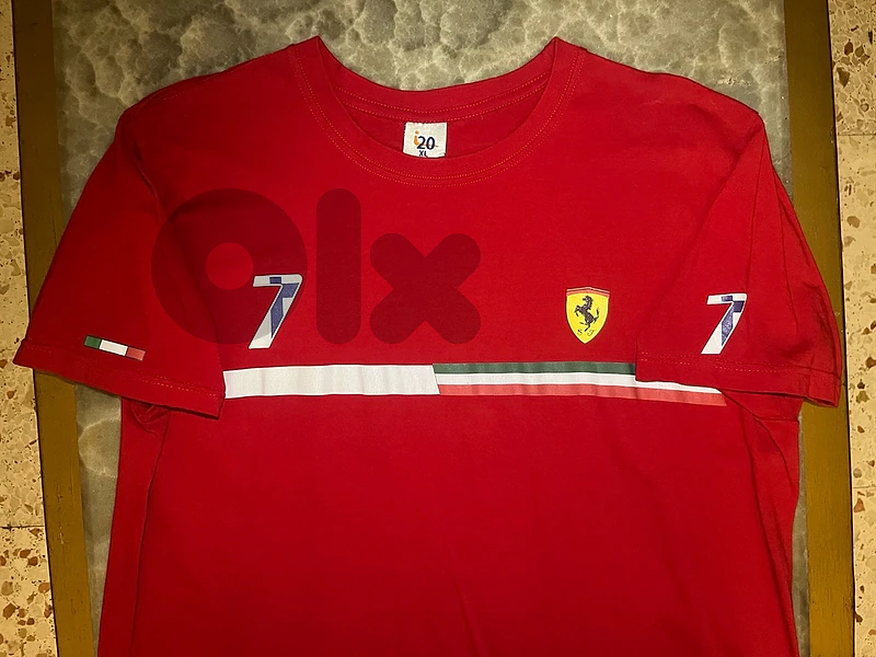 ferrari kimi raikkonen 7 shirt