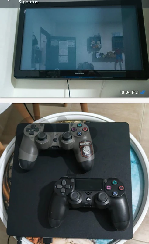 play station and TV