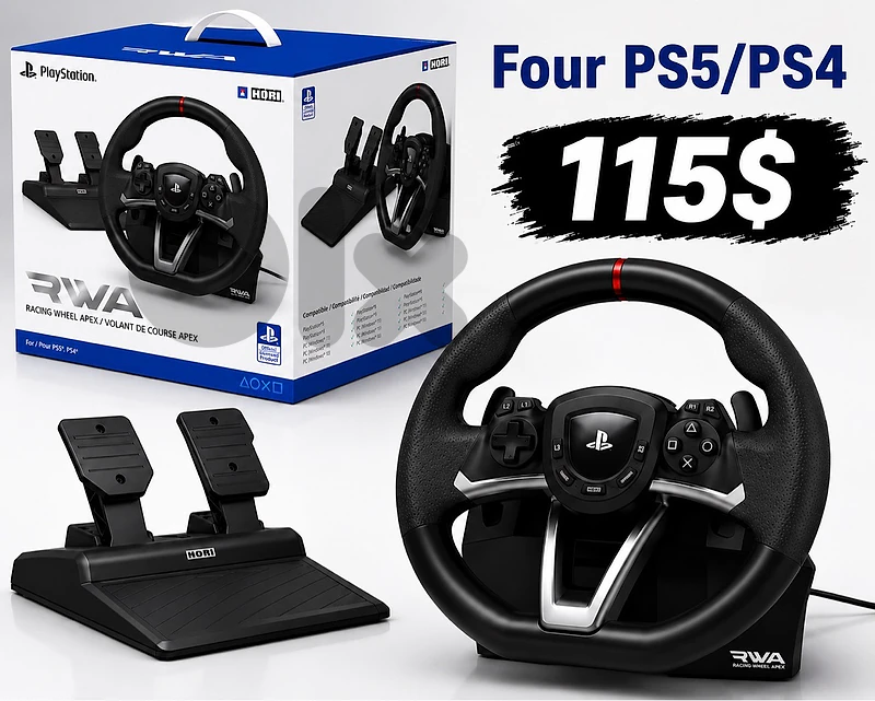 steering wheel for ps4-ps5-PC
