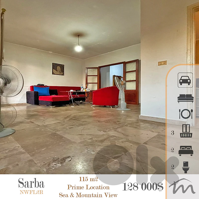 Sarba | Catchy 2 Bedrooms Apart | Sea & Mountain View | Prime Location