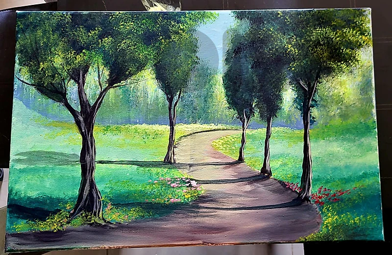 Radiant beautiful painting