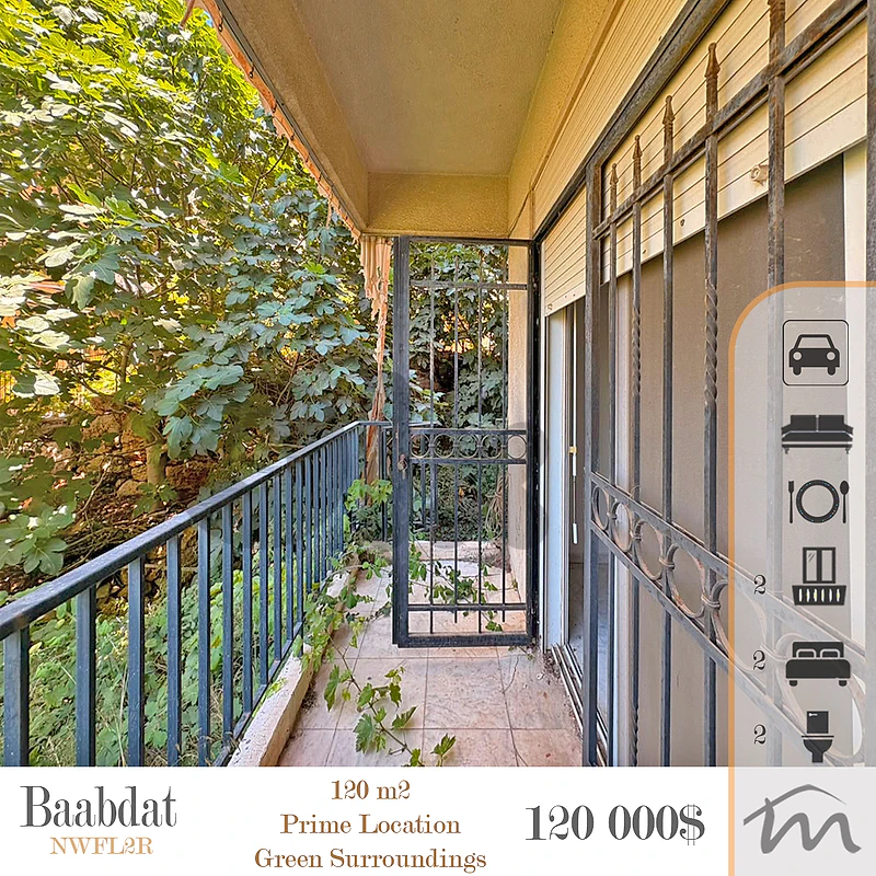 Baabdat | Catchy 120m² Apart | Prime Investment | Green Surroundings Baabdat | Catchy 120m² Apart | Prime Investment | Green Surroundings
