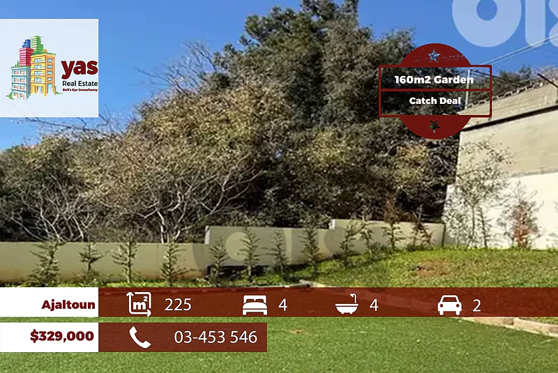 Ajaltoun 225m2 | 160m2 Garden | Luxurious | Catch | New | View | Ajaltoun 225m2 | 160m2 Garden | Luxurious | Catch | New | View |