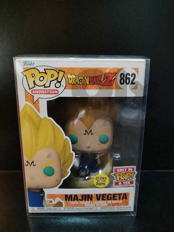 majin vegeta glow in the dark exclusive only in pop and tee funko pop