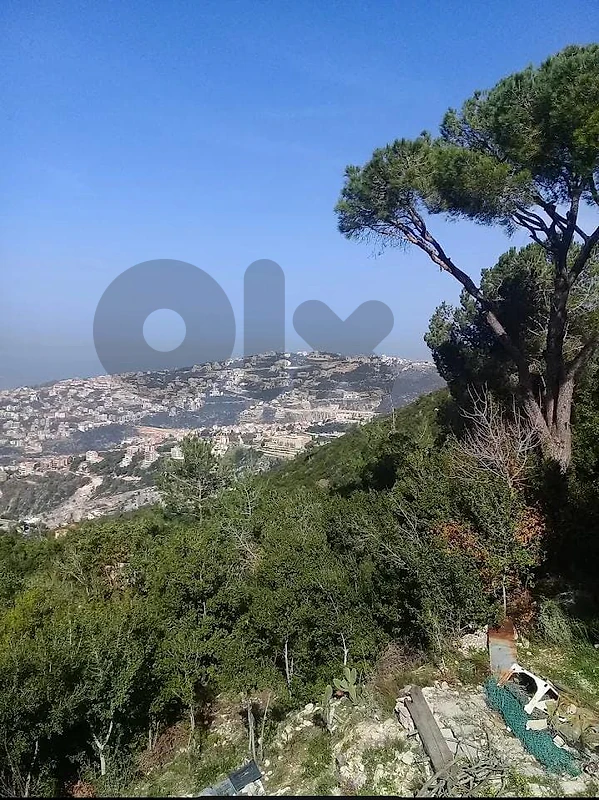 Open View l 1000 SQM Land for Sale in Bhamdoun.