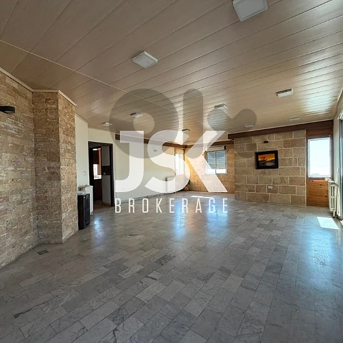 L22169 Spacious Apartment with Sea View For Sale in Zouk Mosbeh