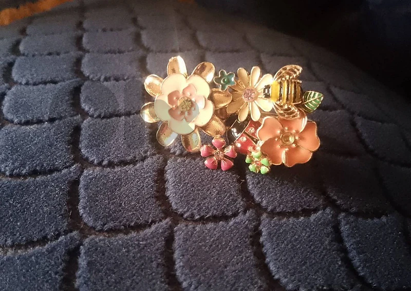 Enamel double ring