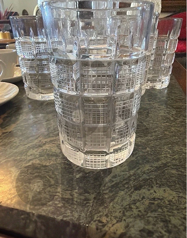 6 cheksovakia  Bohemian crystal cups
