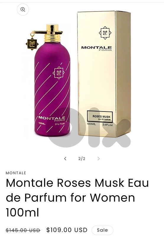 perfume Montale roses musk original