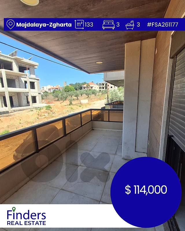 Apartment for sale in Majdalaya-Zgharta! شقة للبيع في مجدالايا - زغرتا