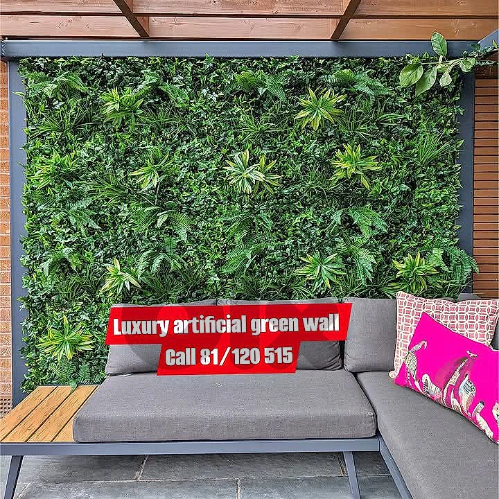 all types artificial green wall decoration