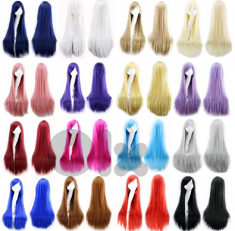 Syncthetic costume cosplay wigs