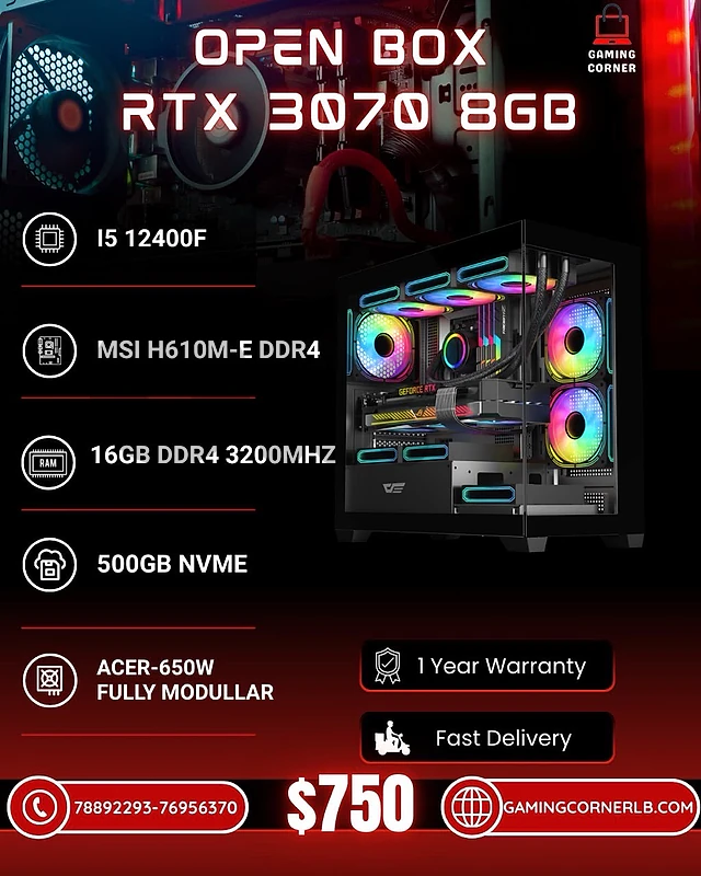 New GamingCase  With 3070