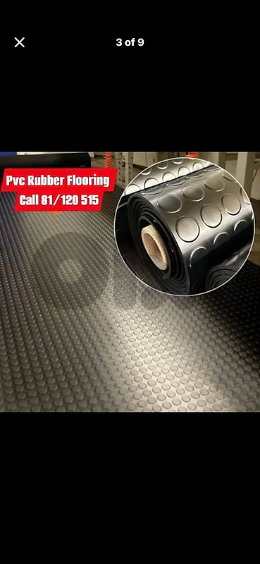 pvc rubber flooring roll matt