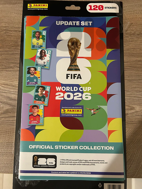 Panini World Cup 2026 Stickers 120 Update Set Panini World Cup 2026 Stickers 120 Update Set