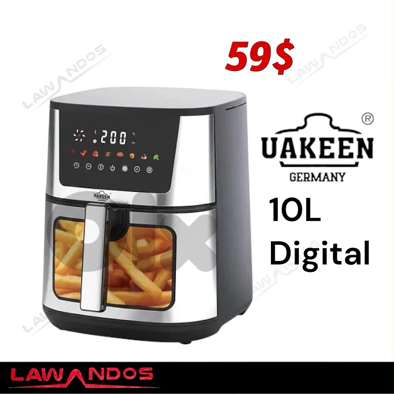 Air Fryer UAKEEN GERMANY 10L digital touch