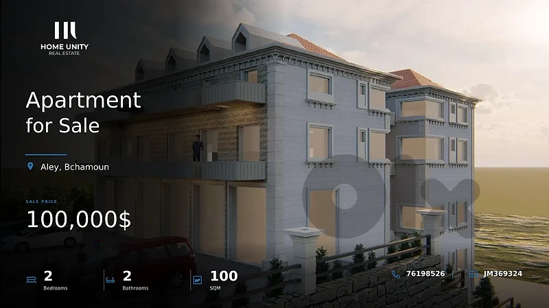 2-bedrooms Apartment, Under construction for Sale in Bchamoun