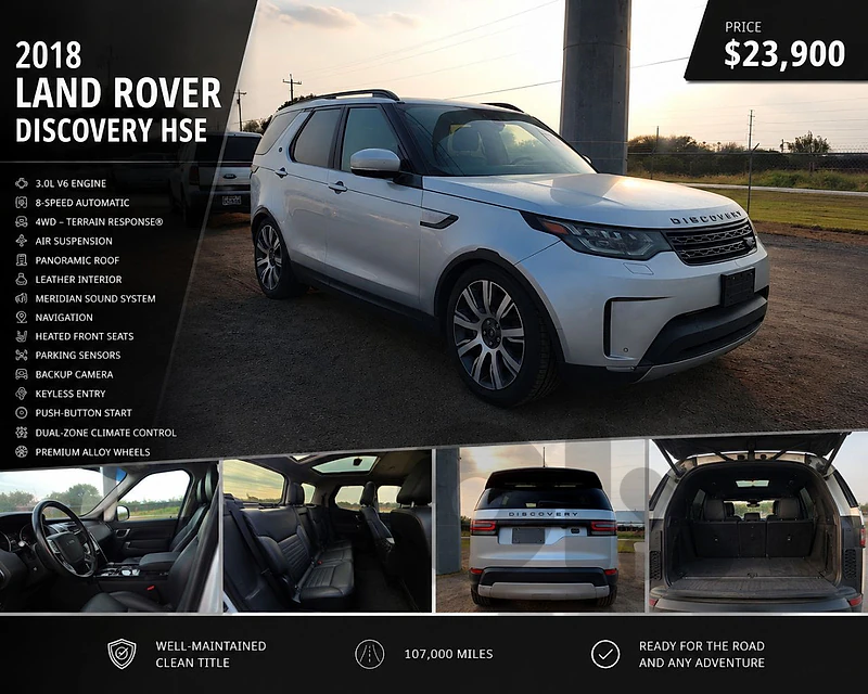 Land Rover Discovery 2018 HSE